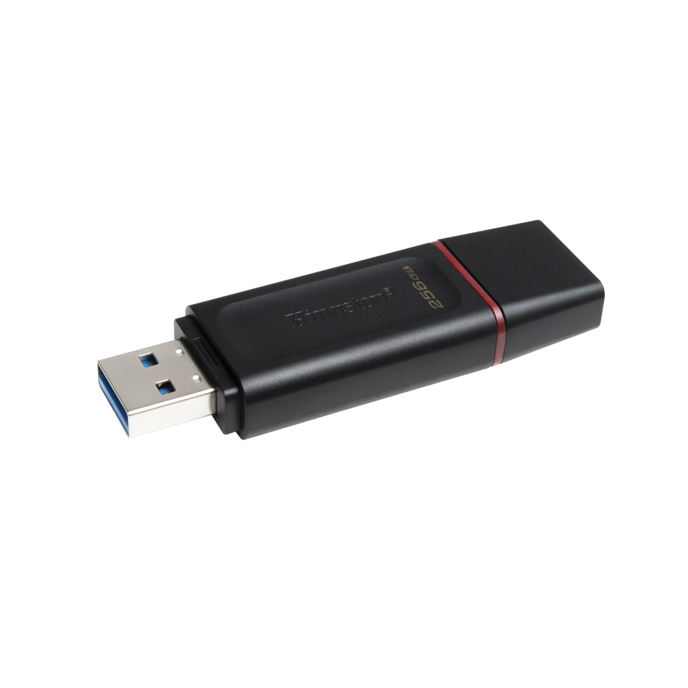 Kingston DataTraveler Exodia 256GB USB 3.2 Flash Drive, Black/Red