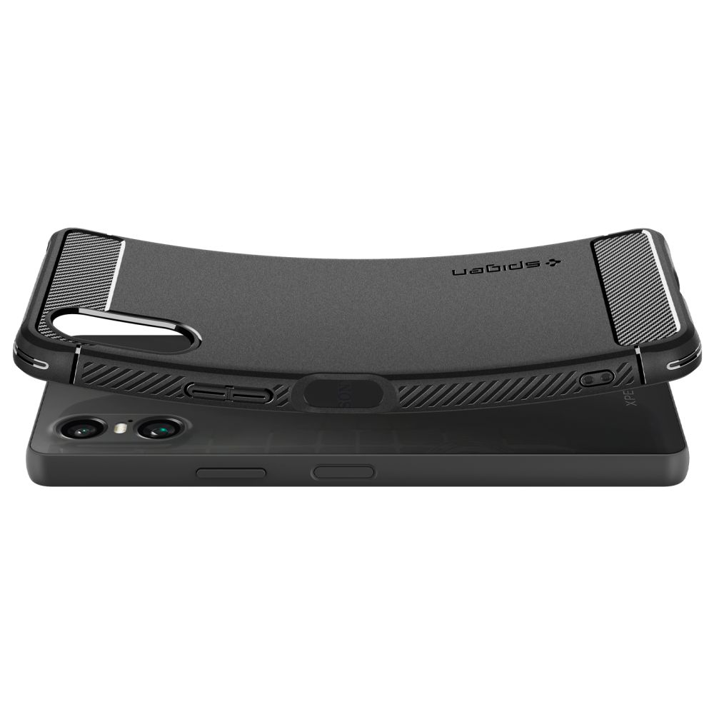 Sony Xperia 10 VI Spigen Rugged Armor Case Cover, Black
