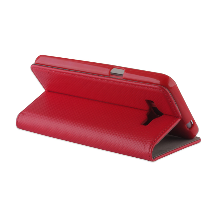 Samsung Galaxy A05s ( SM-A057F/DS ) Magnet TPU Book Case Cover, Red