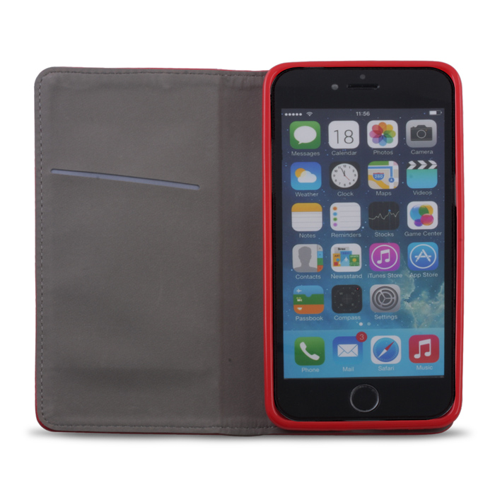 Samsung Galaxy A05s ( SM-A057F/DS ) Magnet TPU Book Case Cover, Red
