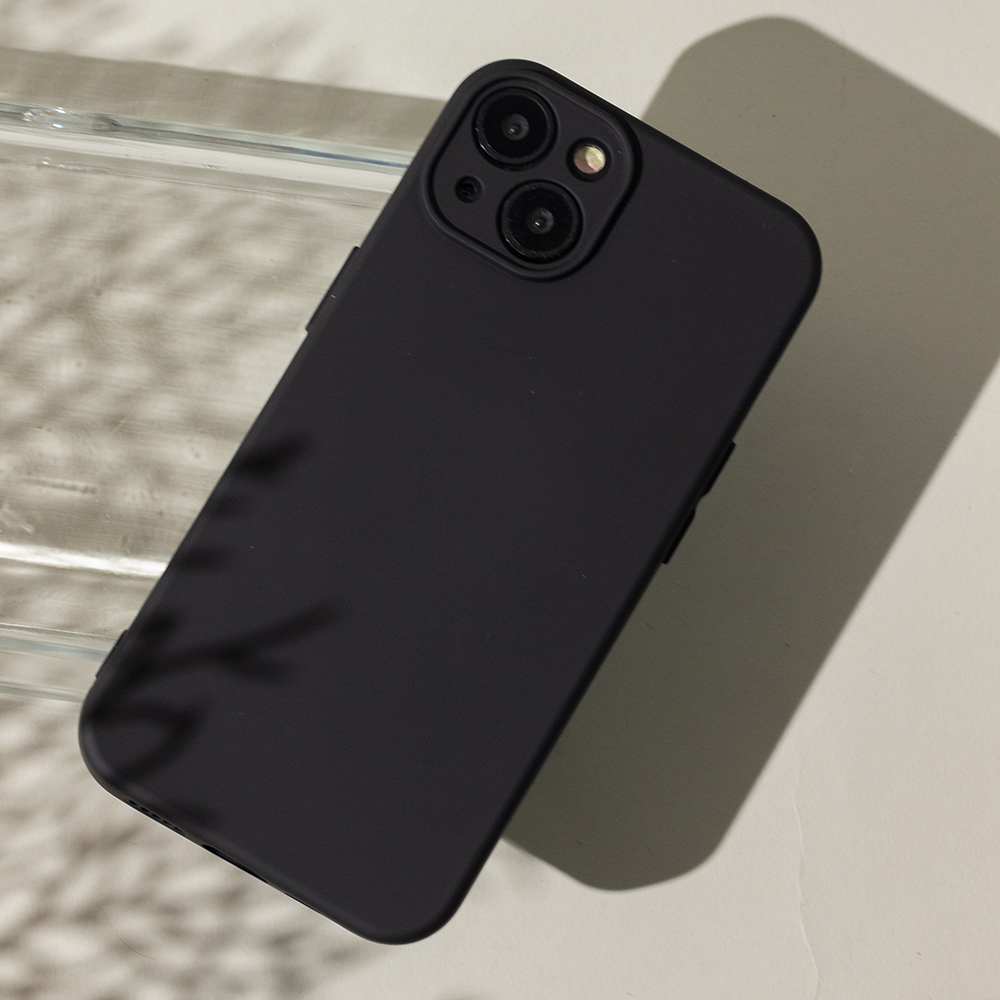 Apple iPhone 16 Pro 6.3\'\' Matt Silicone Color Case Cover, Black