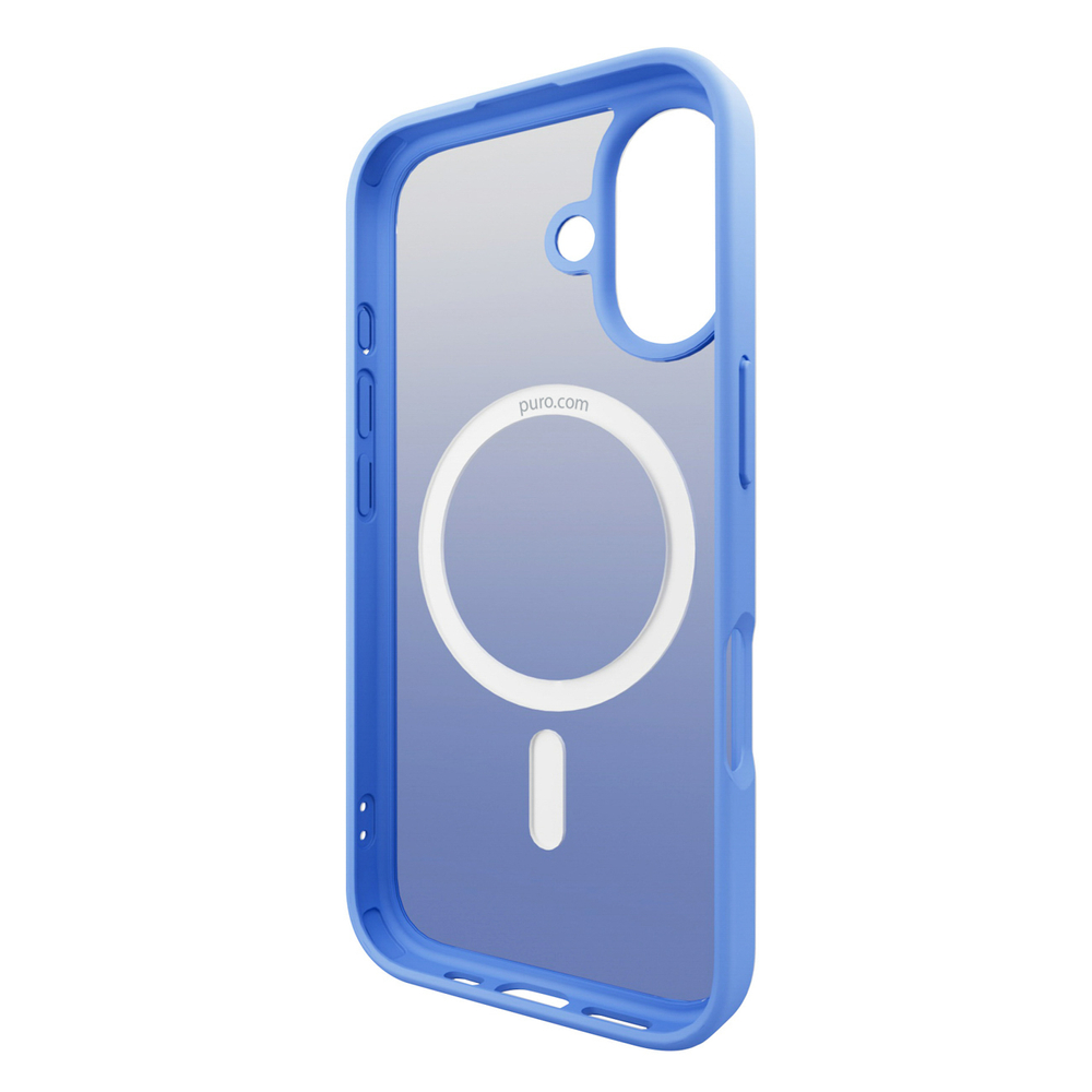 Puro iPhone 16 Case Gradient MagSafe, Blue