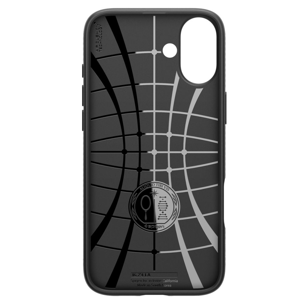 Spigen Liquid Air Case for iPhone 16 Plus, Black