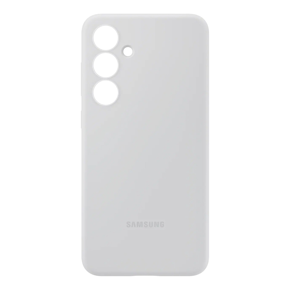 Original Samsung Galaxy S24 FE ( SM-S721B/DS ) Silicone Cover Gel Case, Gray (EF-PS721CJEGWW)