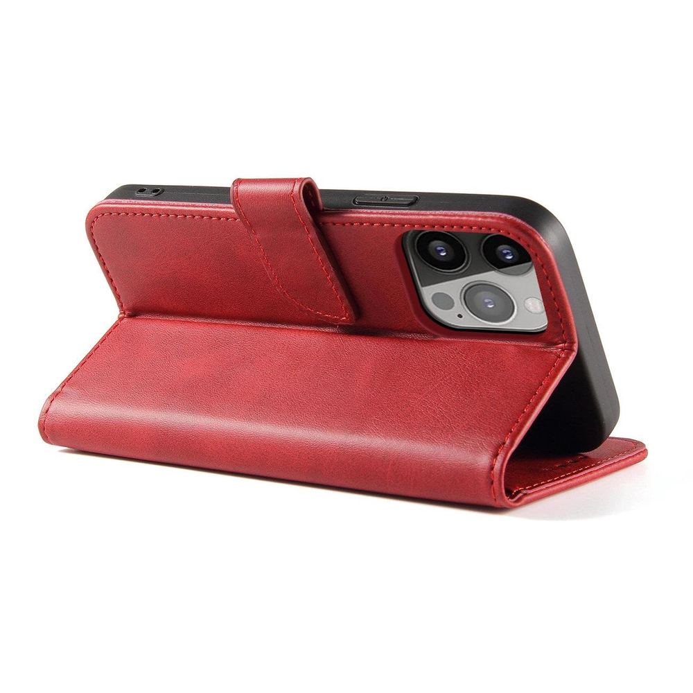 Hurtel Samsung Galaxy S25 Ultra Magnet Flip Case, Red