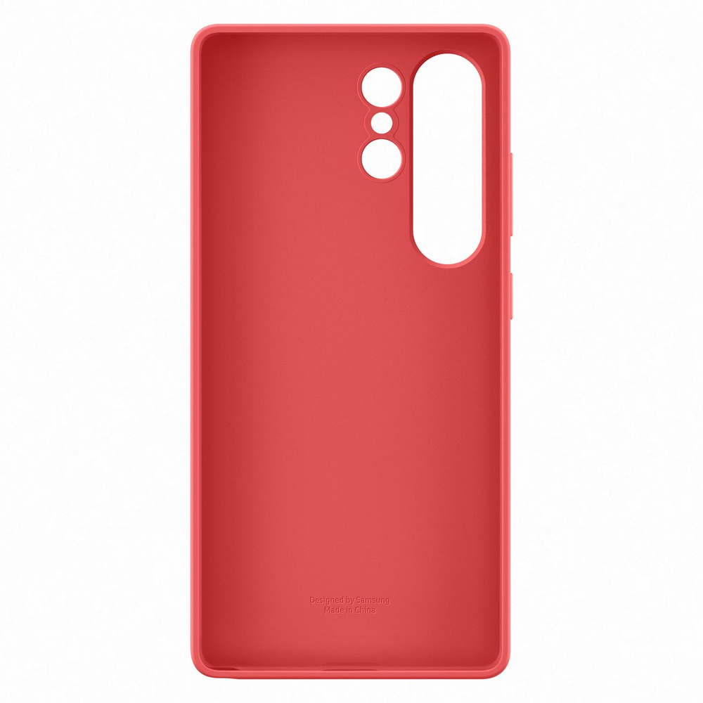 Original Samsung Galaxy S25 Ultra ( SM-S938 ) Silicone Cover Case, Red (EF-PS938CREGWW)