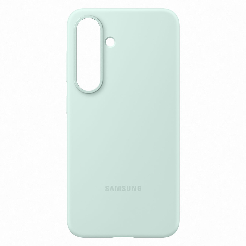 Original Samsung Galaxy S25 ( SM-S931 ) Silicone Cover Case, Mint (EF-PS931CMEGWW)