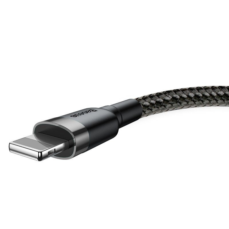 Baseus Cafule USB to Apple iPhone Lightning Data Charging Cable 2.4A, 0.5m, Black | Провод для Зарядки...