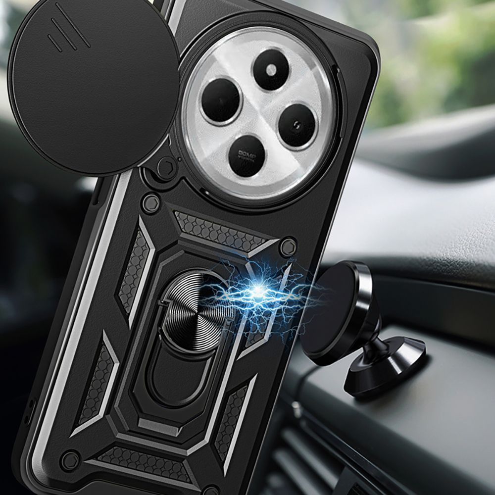 Xiaomi Redmi 14C Tech-Protect CamShield Pro Case Cover, Black