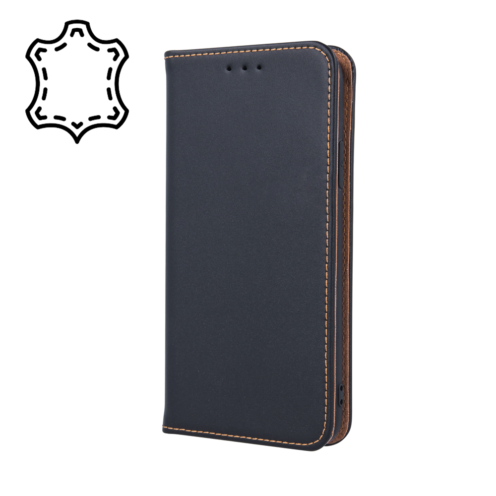 Samsung Galaxy A36 ( SM-A366E / DS ) Genuine Leather Wallet Phone Cover, Black | Telefona Vāciņš Maciņš Apvalks...