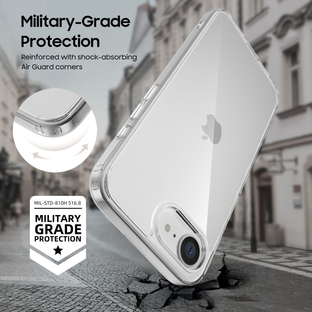 Nothing Phone (3a) Pro Tech-Protect FlexAir Hybrid Cover Case, Transparent | Telefona Maciņš Vāciņš Apvalks Bampers