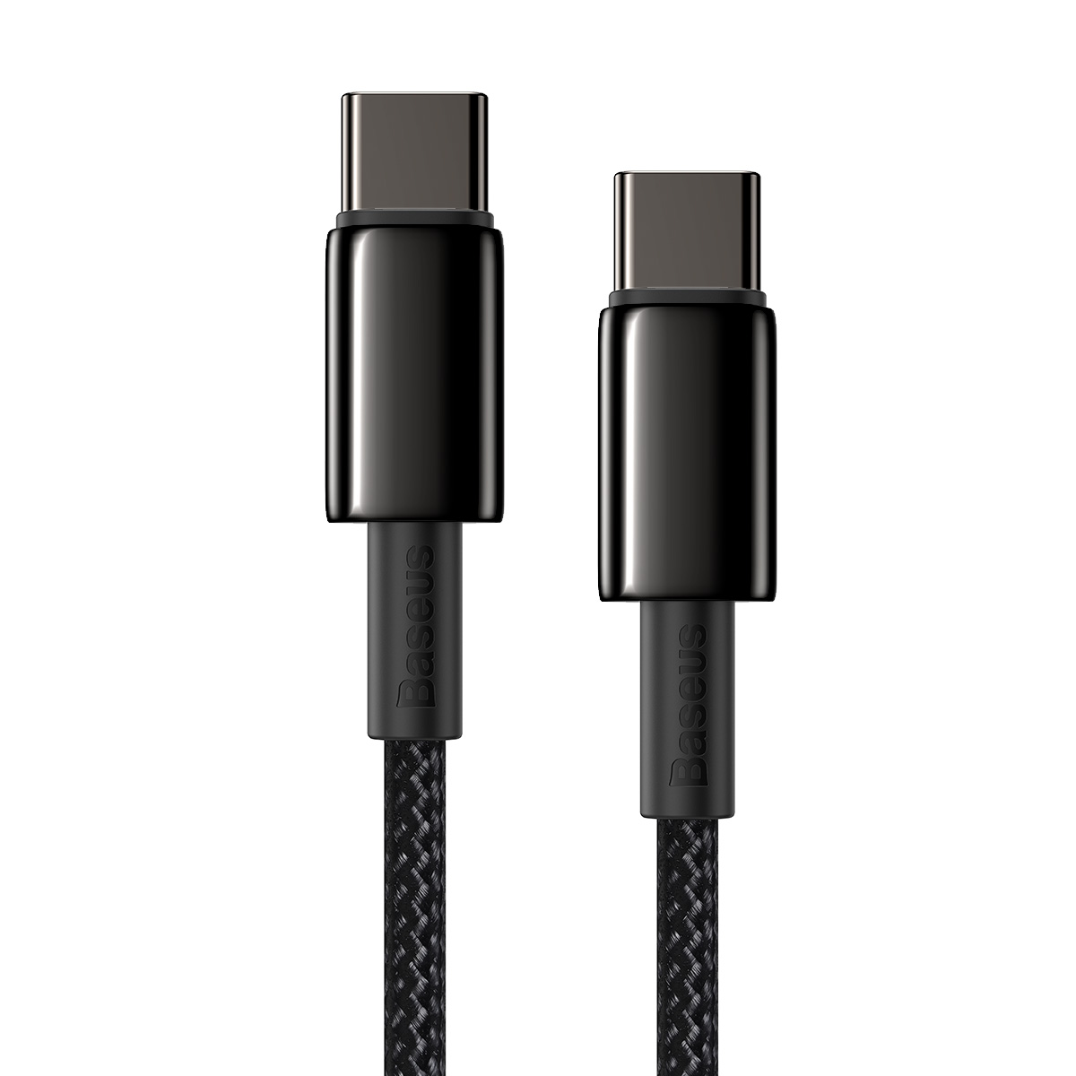 Baseus Tungsten USB Type C to USB Type C Data Charging Cable 100W, 2m, Black