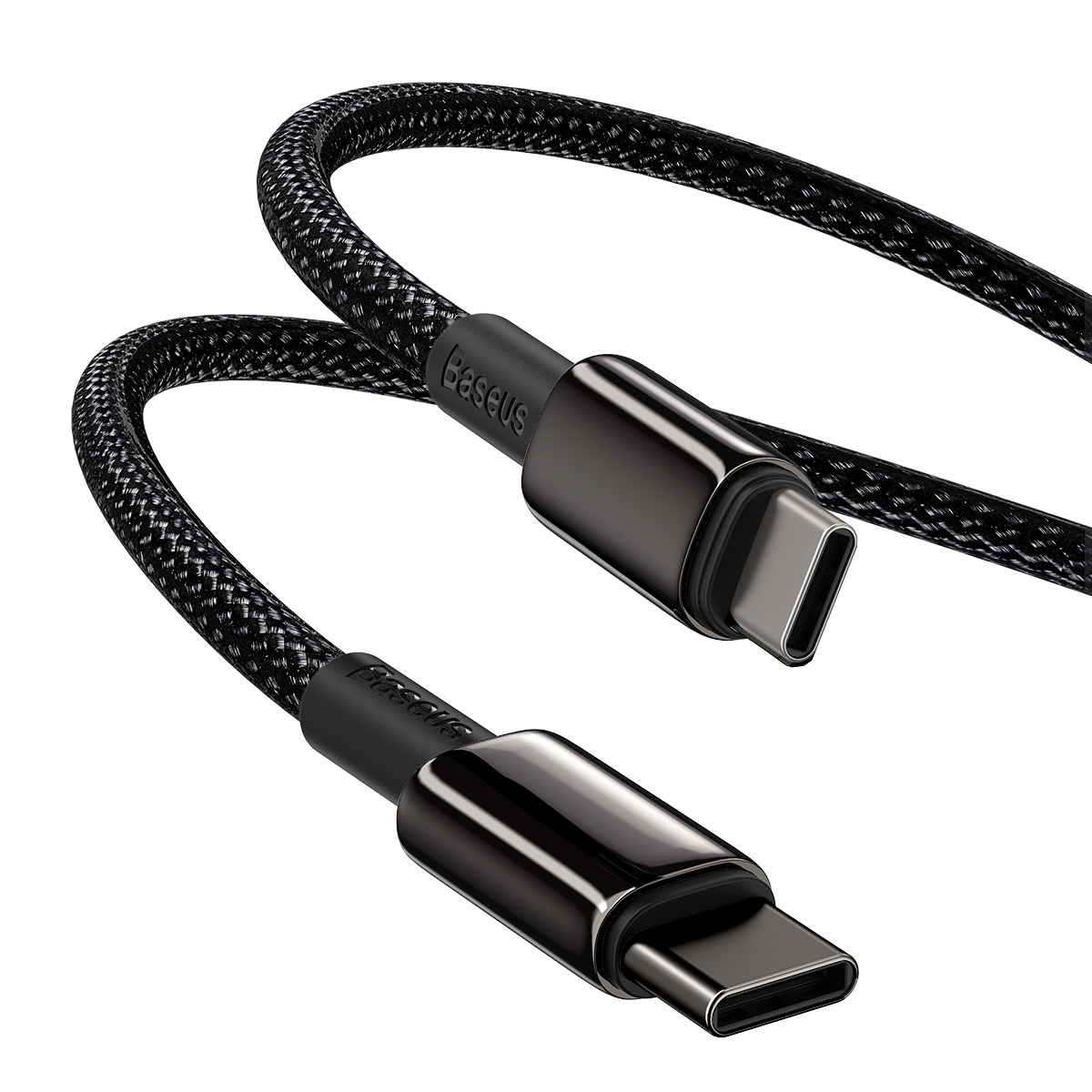 Baseus Tungsten USB Type C to USB Type C Data Charging Cable 100W, 2m, Black