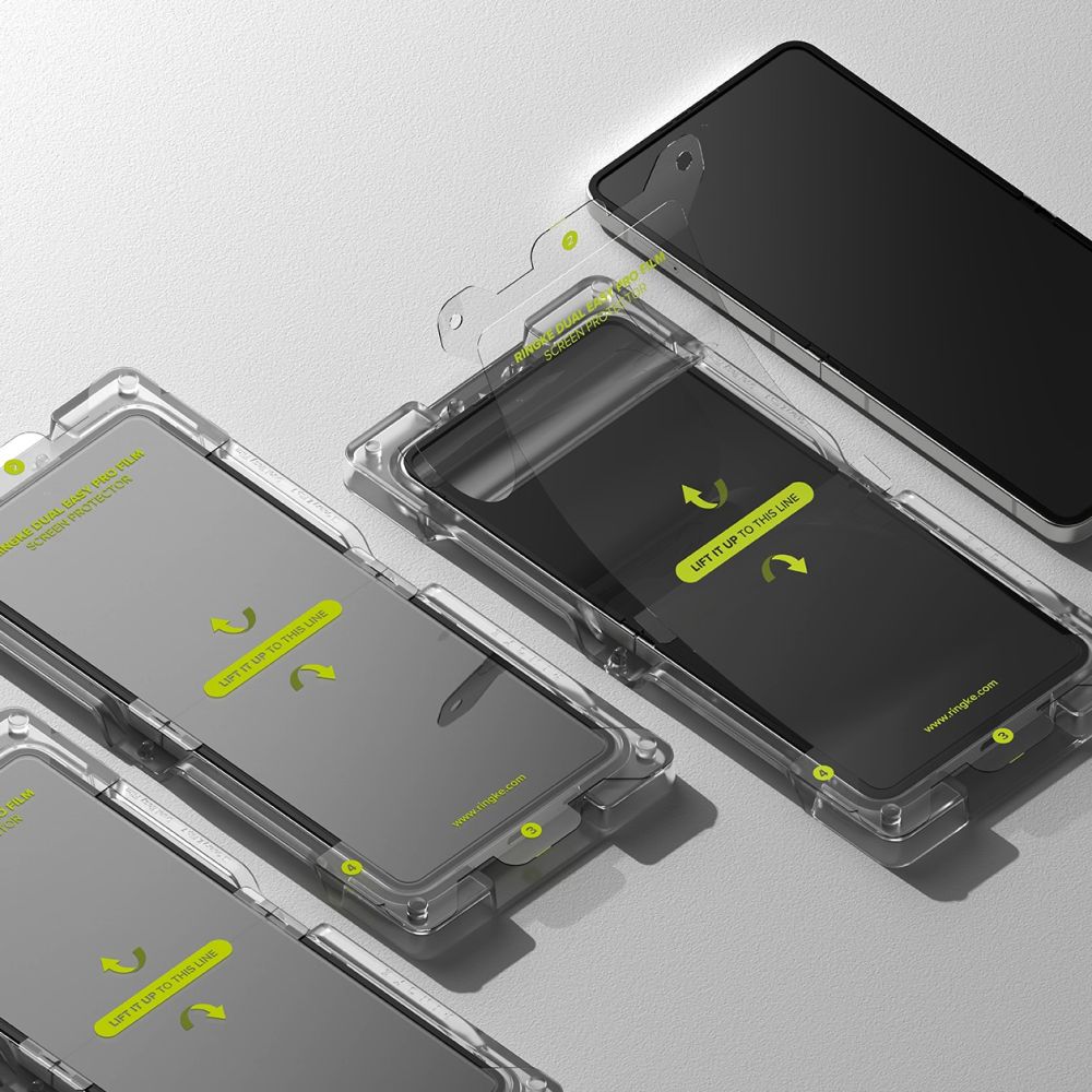 Ringke Dual Easy Pro Protective Film for Samsung Galaxy Z Flip 7 (2-pack), Transparent