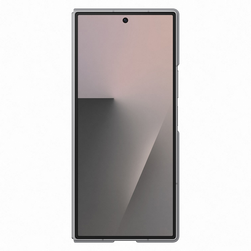 Samsung Galaxy Z Fold7 Silicone Case with Stand and Grip, Gray