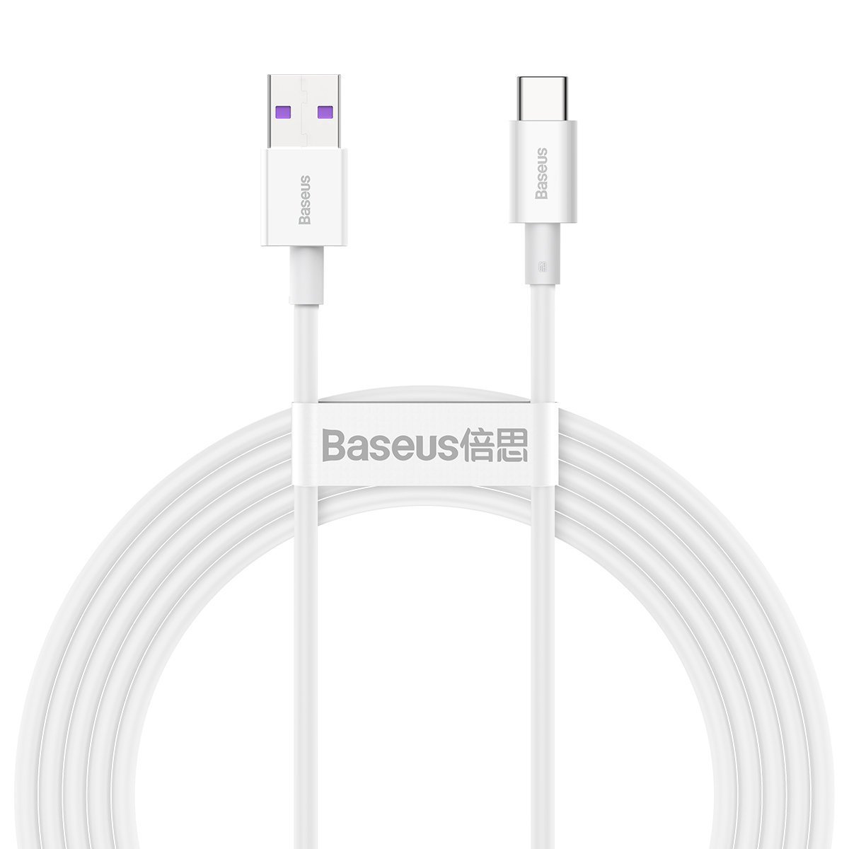 Baseus Superior Series USB to USB Type C Data Charging Cable, 66W, 2m, White | Провод для Зарядки...