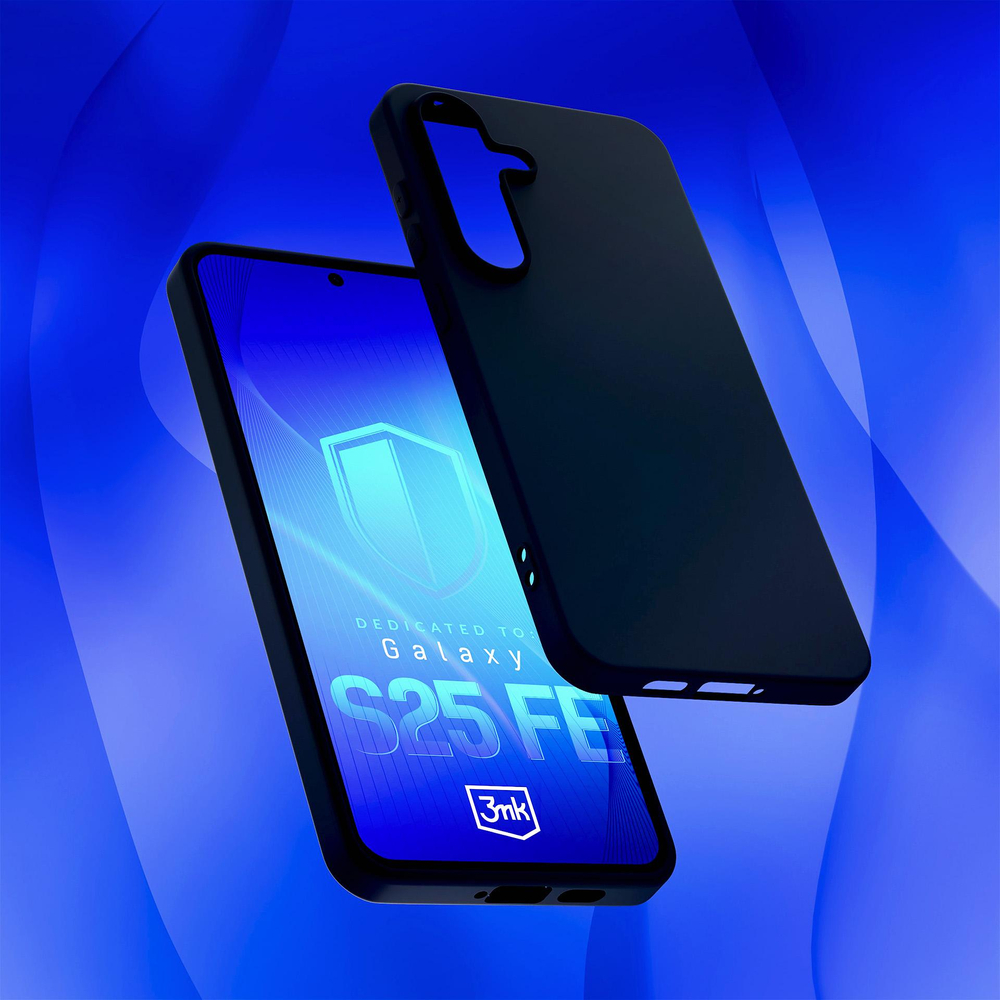 3Mk Protection Case for Samsung Galaxy S25 FE Matt Case, Matte Black