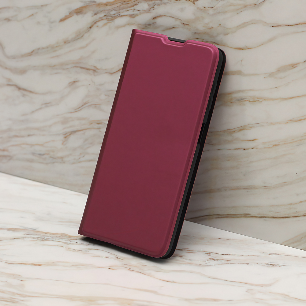 Чехол-книжка Tfo Smart Soft для iPhone 17 Pro Max, бордовый