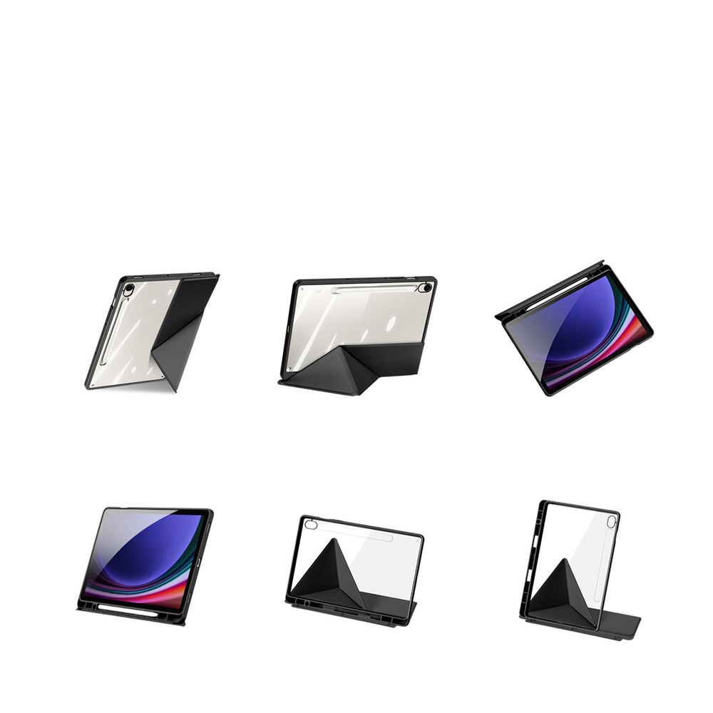 Dux Ducis Magi Case for Samsung Galaxy Tab S10 FE / S9 / S9 FE, Black