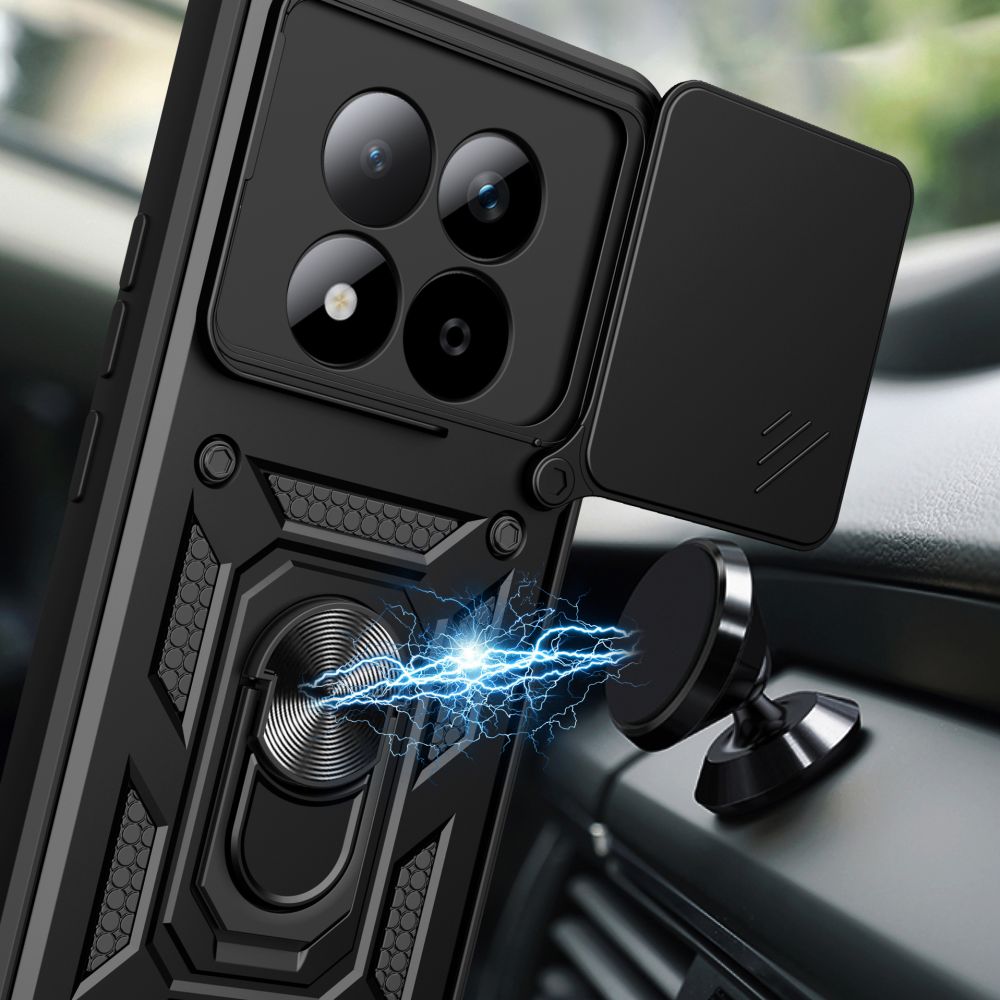 Tech-Protect CamShield Pro Case for Xiaomi Redmi Note 15 Pro 5G, Black