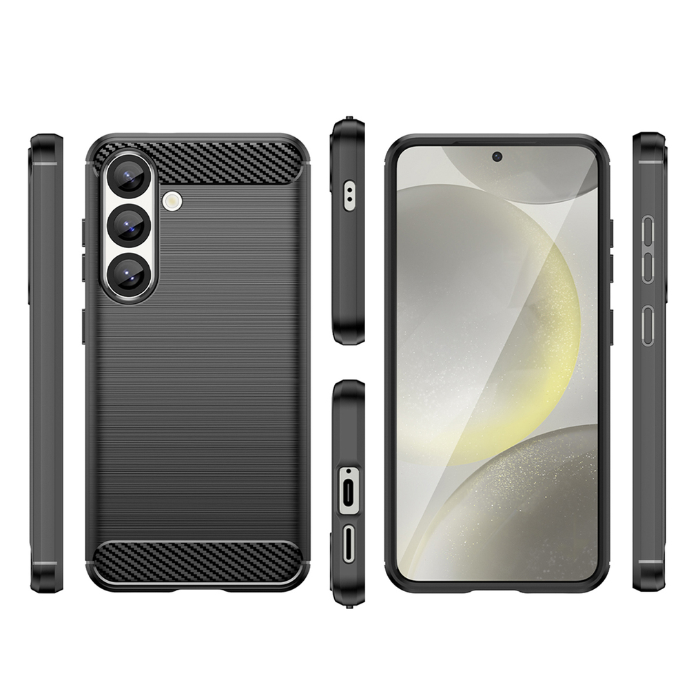 Carbon Case iPhone 16e / 17e vāciņš, melns