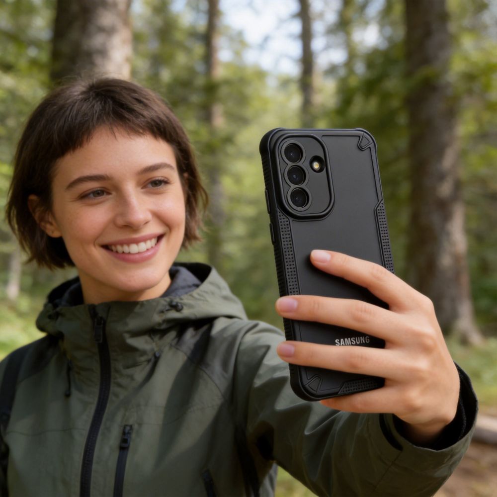 Tech-Protect Samsung Galaxy A57 5G Case Rugged Shield, Translucent Black