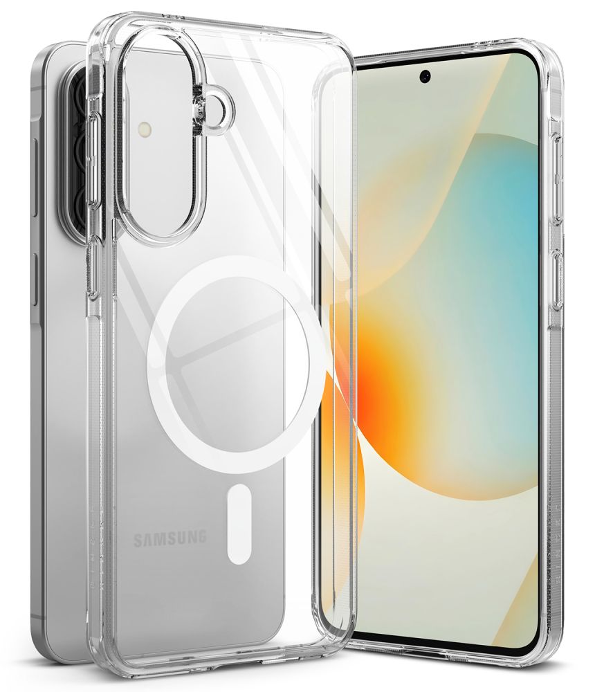 Samsung Galaxy A57 (SM-A576B/DS) Ringke Fusion Magnetic MagSafe Case Cover, Transparent