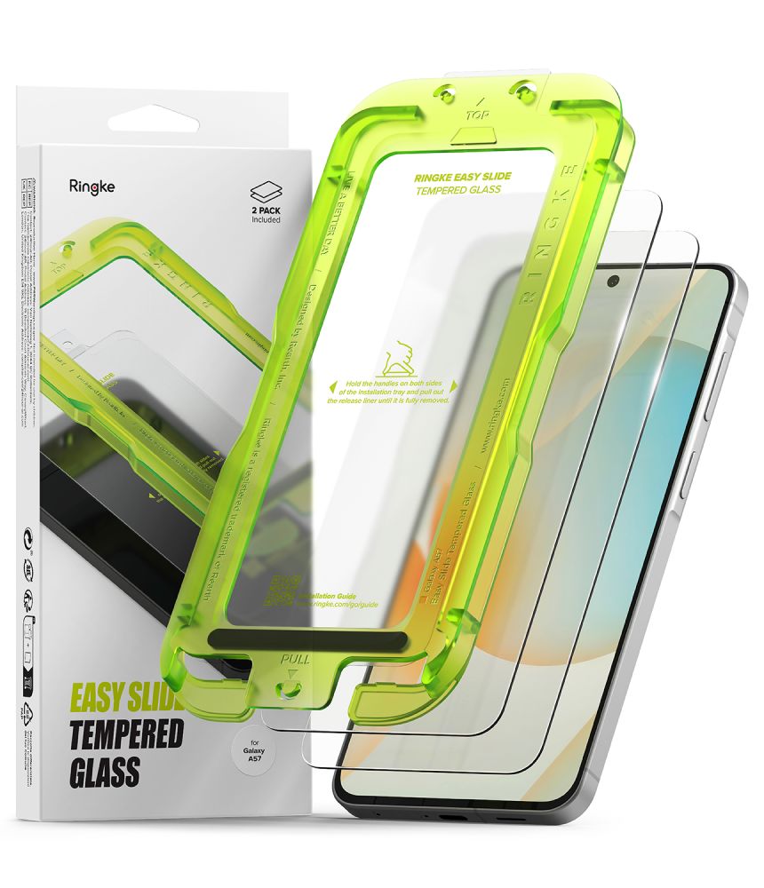 Samsung Galaxy A57 (SM-A576B/DS) Ringke Easy Slide Tempered Glass Screen Protector 2 pcs.