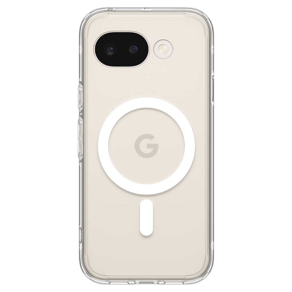 Google Pixel 10a Spigen Ultra Hybrid Mag Magsafe Case Cover, Clear and White | Чехол Кабура Кейс...