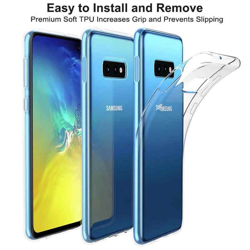 Samsung Galaxy S10e (G970F) Ultraslim TPU Case Cover, Transparent