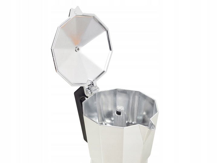 Moka Pot Espresso Coffee Maker 300ml - 6 Cup, Silver