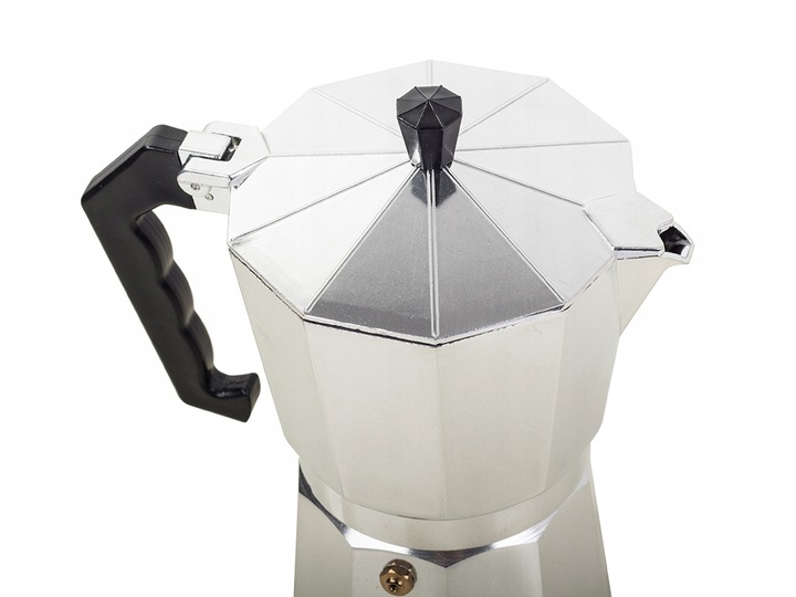 Moka Pot Espresso Coffee Maker 300ml - 6 Cup, Silver
