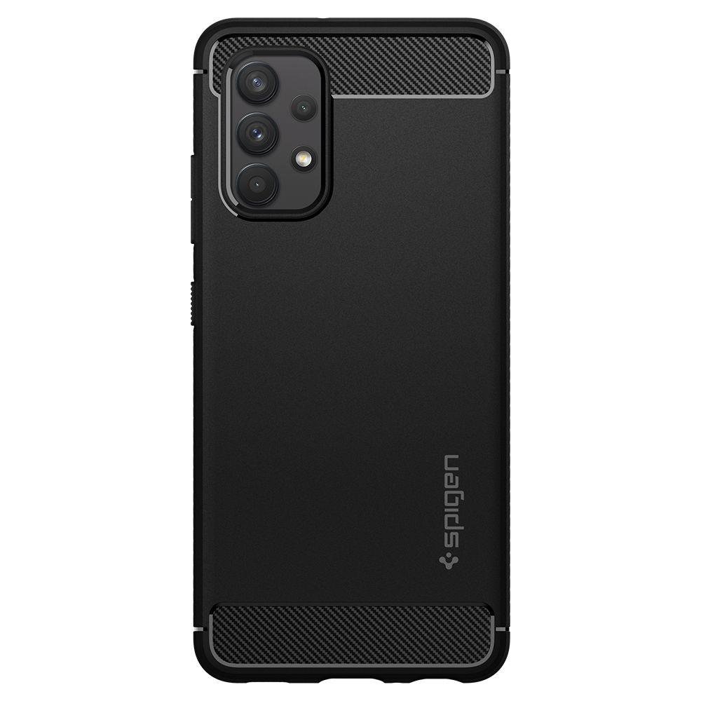 Samsung Galaxy A72 (SM-A725F/DS) Spigen Rugged Armor Case Cover, Black (0)