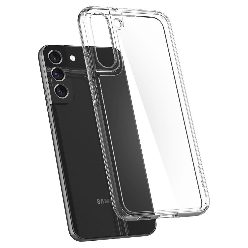 Samsung Galaxy S22 5G (SM-S901) Spigen Ultra Hybrid Case Cover, Crystal Clear (4)