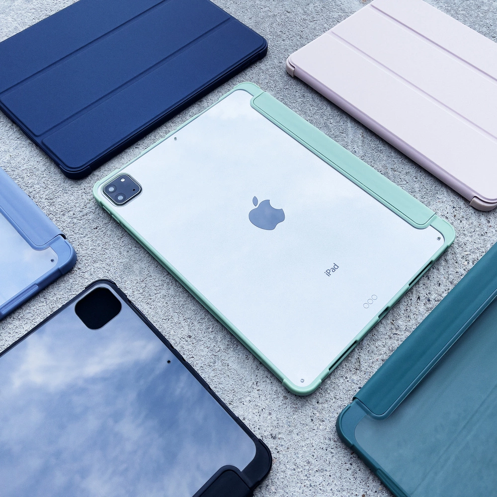 Apple iPad Pro 11 ( 2020, 2021 ) Stand Tablet Case Cover with Kickstand, Blue