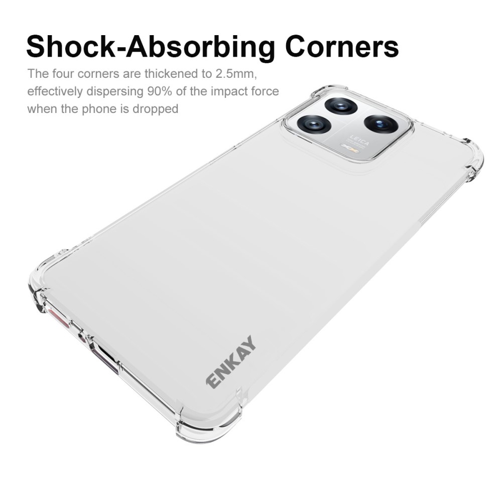 Xiaomi 13 Pro ENKAY Corners Anti-slip Crystal Clear Protective Cover Case (1)