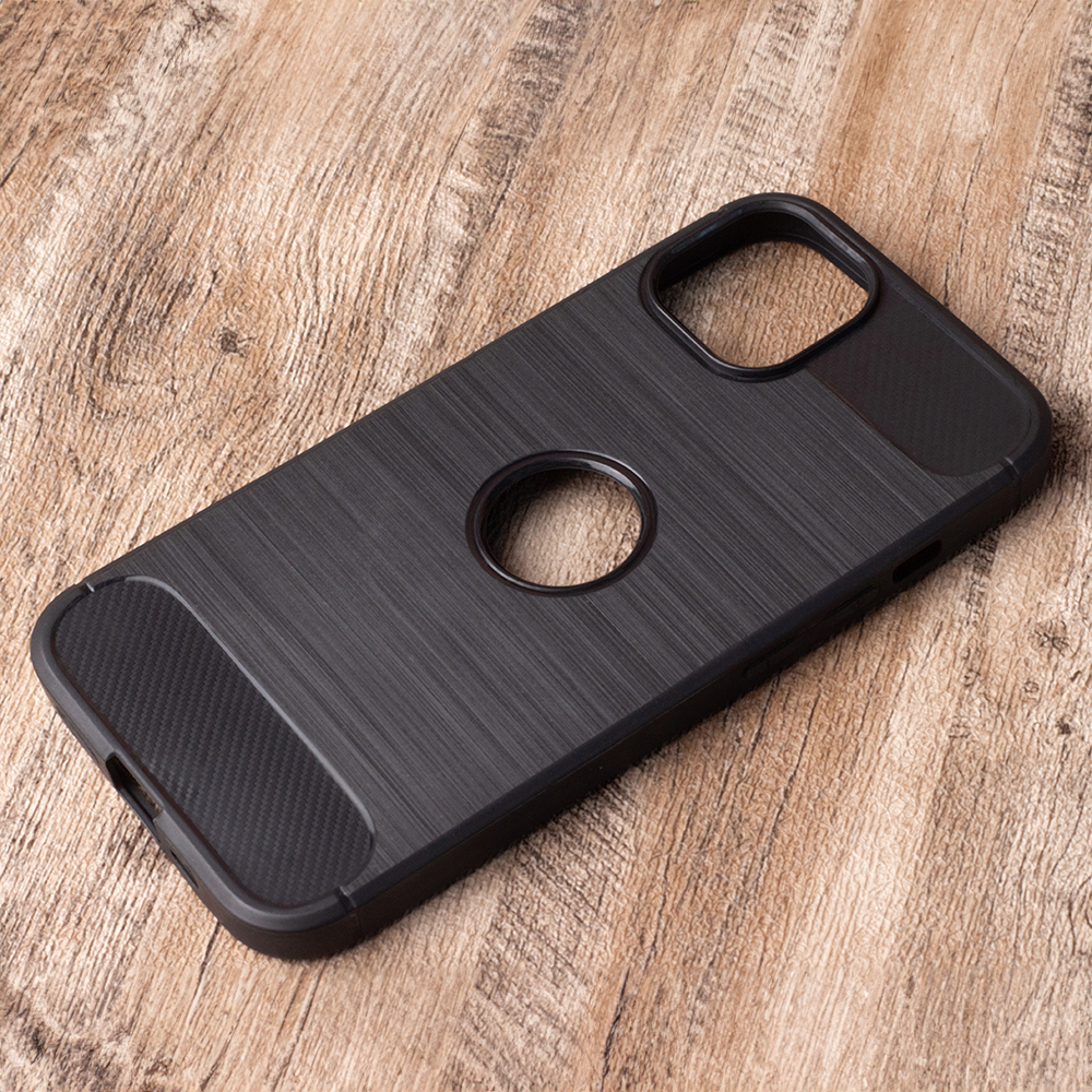 Xiaomi Redmi 9C Carbon Flexible Cover TPU Case, Black