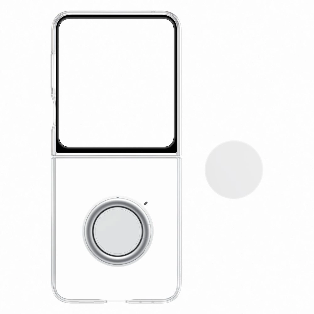 Samsung Galaxy Z Fold 5 ( SM-F946B/DS ) Original Silicone Case Cover with Ring, Transparent (EF-XF73KKTEGWW) + 25W USB...
