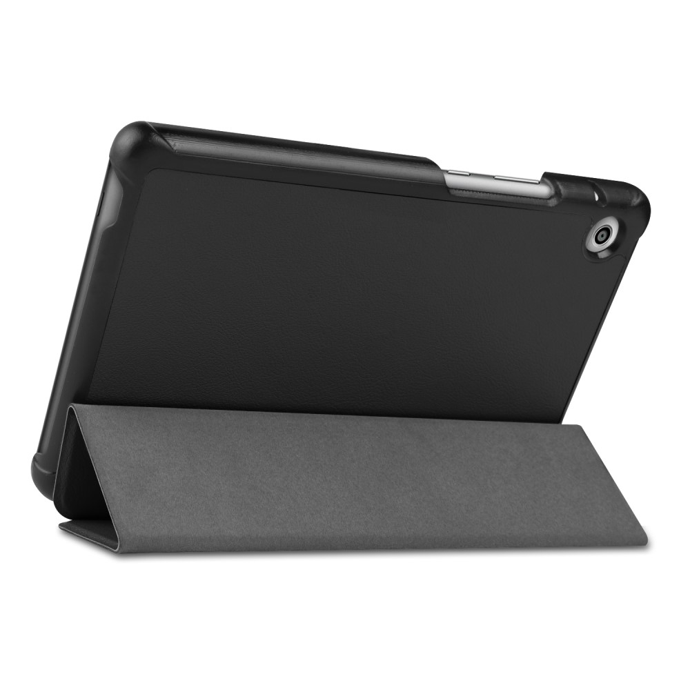 Huawei MatePad T8 8.0'' Trifold Stand PU Leather Hard Protective Cover Case, Black (2)