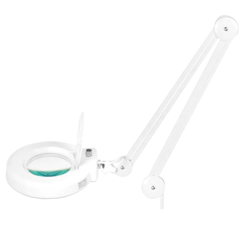 Activeshop S5 LED Magnifying Lamp with Stand, White