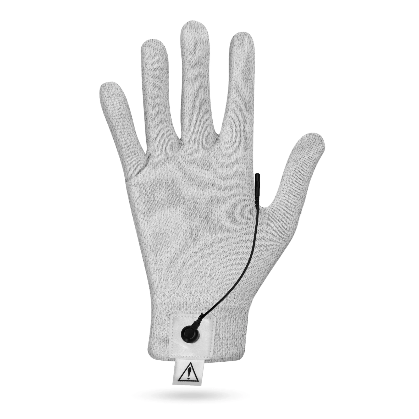 4Fizjo Electrostimulation Glove for TENS Therapy, Silver-White