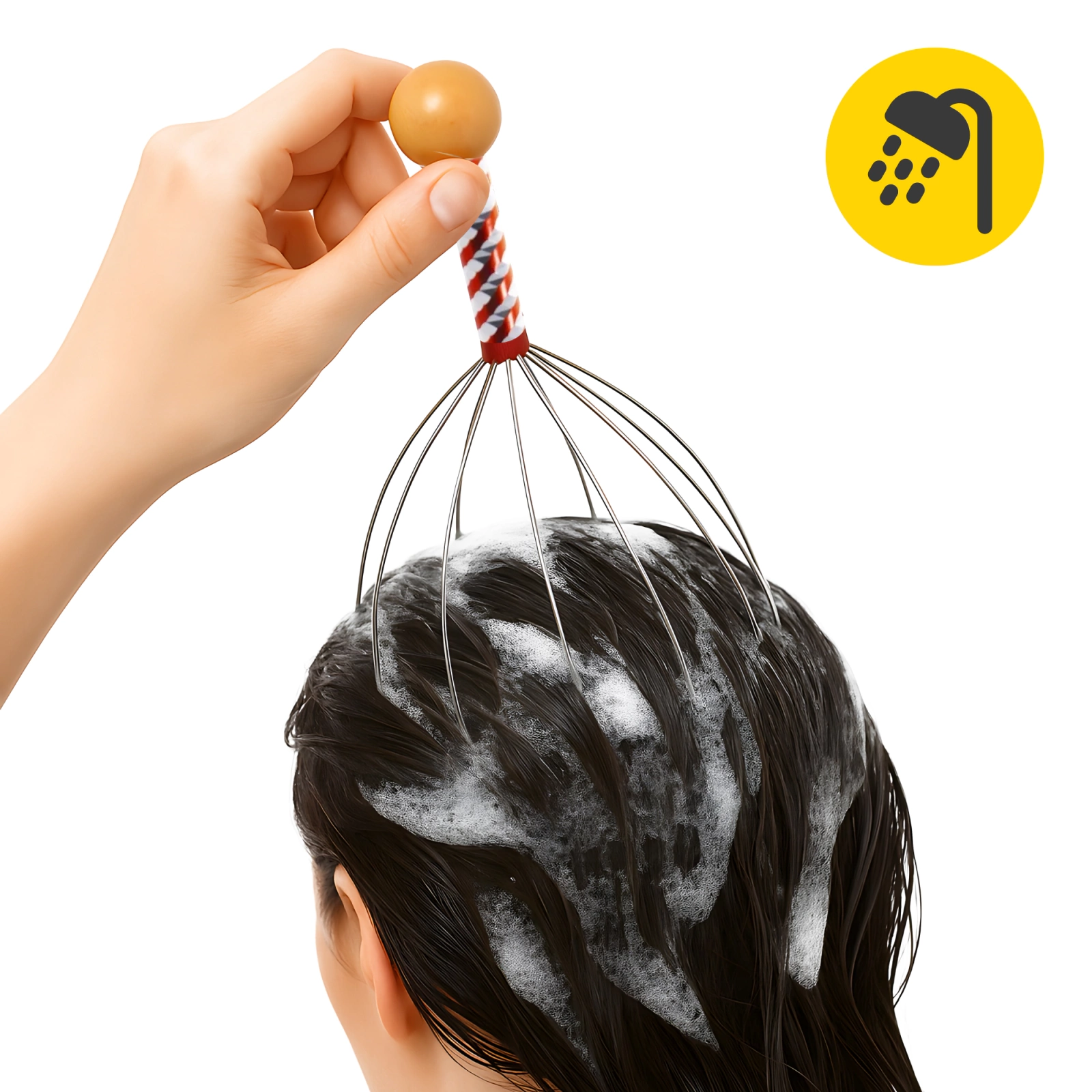 4Fizjo 824 Ayurvedic Scalp Massager