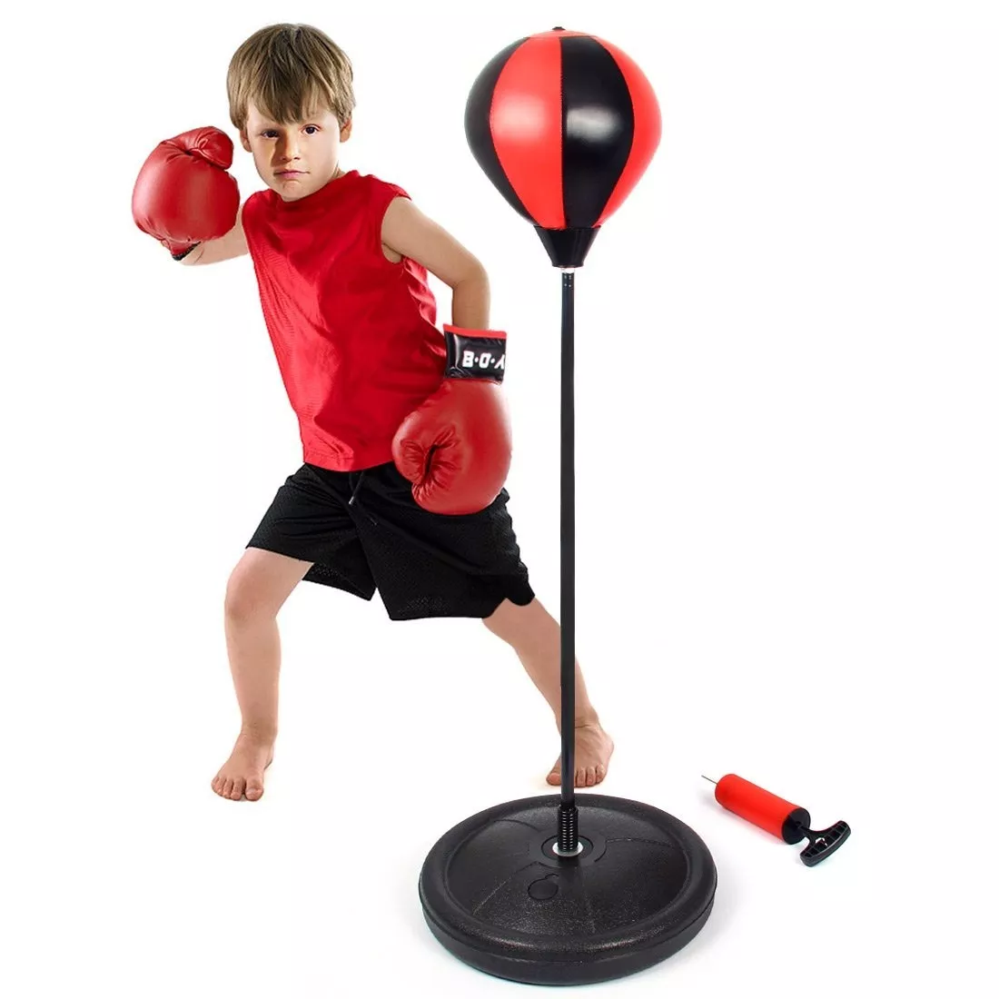 Kids Boxing Punch Pear with Gloves