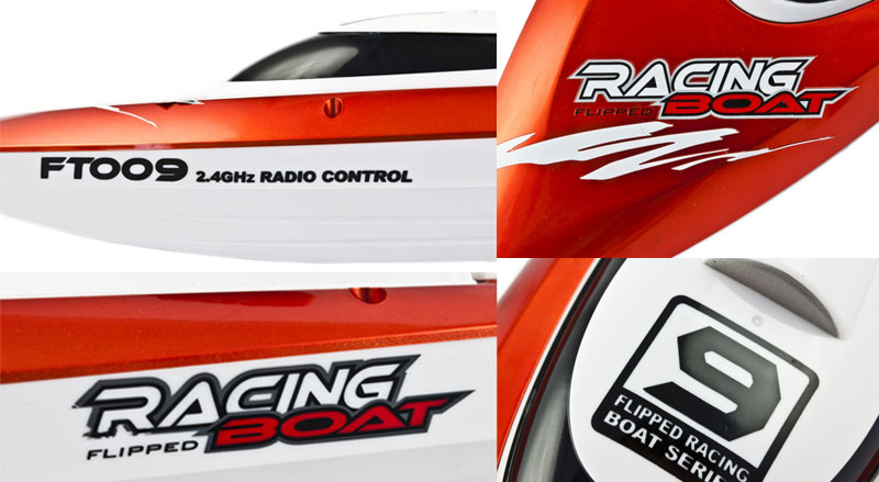 Remote controlled boat FT009, Orange (1)