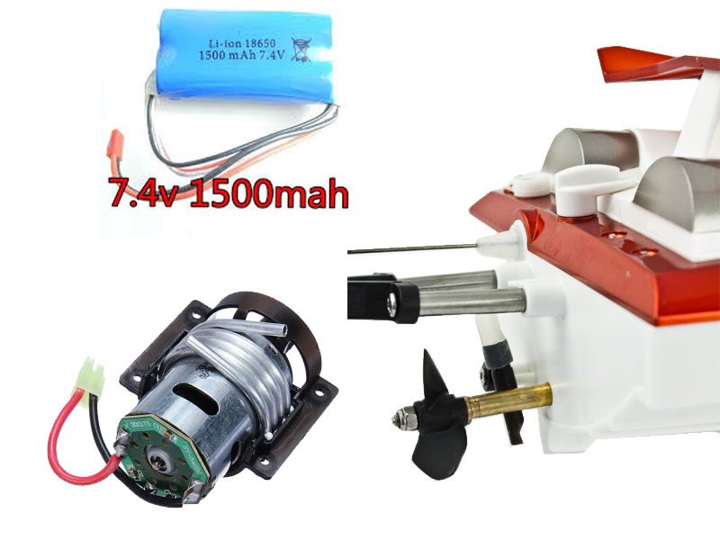 Remote controlled boat FT009, Orange (5)