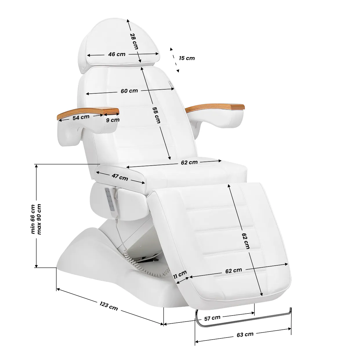 Electric Cosmetic Chair Lux 4M