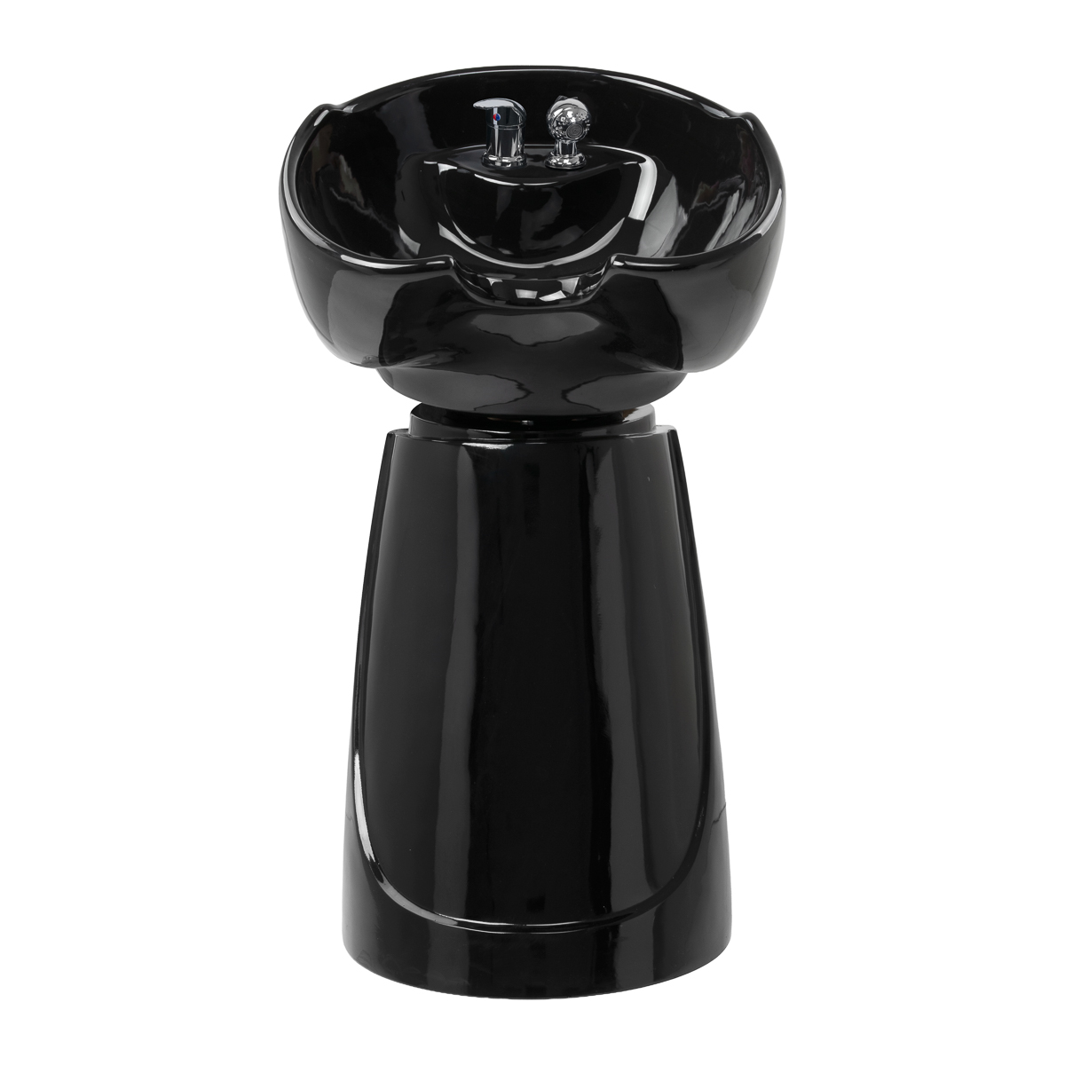 Hairdressing Wash Basin Station Gabbiano B40 Black