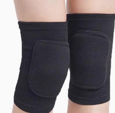 Protective Knee Pads for Dance, Yoga and Volleyball, Black