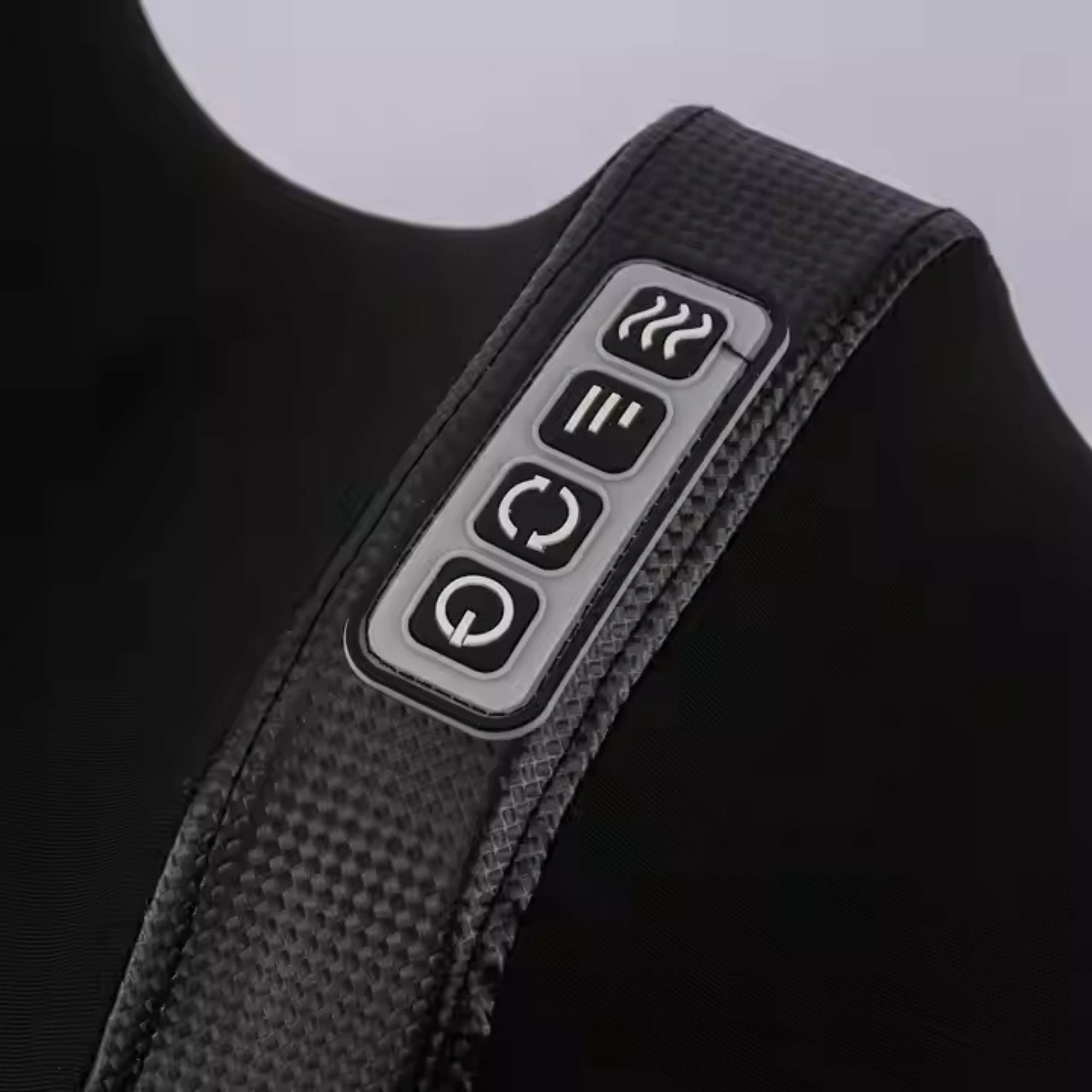 Electric Foot and Leg Massager DA430 with Heat Function, Black