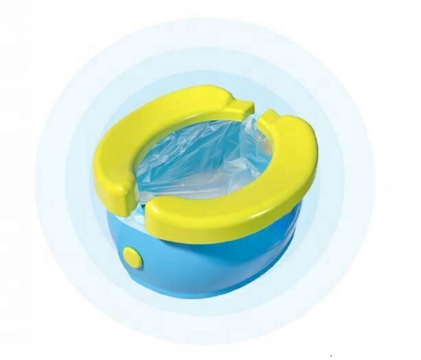 Foldable Travel Potty for Children Banana, Blue/Yellow